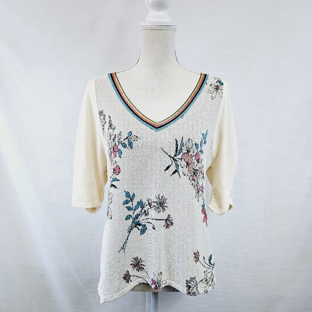 Anthropologie Aldomartins Gulu Floral Blouse